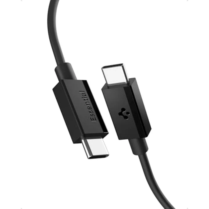 USB-C to USB-C 1 Metre Kablo 60W Güç/PPS 2.0 Super Hızlı Şarj / 480 Mbps Data Aktarım Hızı Type-C Ekstra Dayanıklı Siyah - ACA08718 ( TR Garantili)