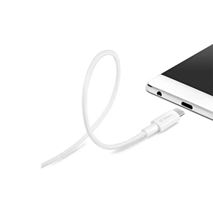 USB-C - USB-C 120cm 60W PD/QC Hızlı Şarj/Data Kablosu Beyaz
