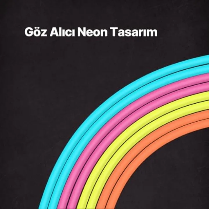 USB-C - USB-C 120cm 60W PD/QC Hızlı Şarj/Data Kablosu Neon 2DK59N (Neon Pembe)