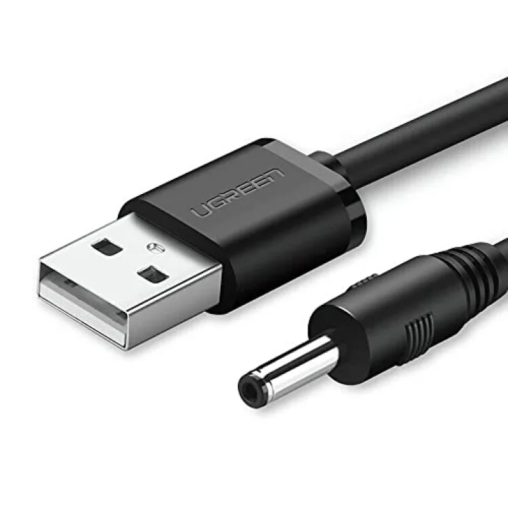 USB DC 5V 3.5mm Güç Kablosu 1 Metre