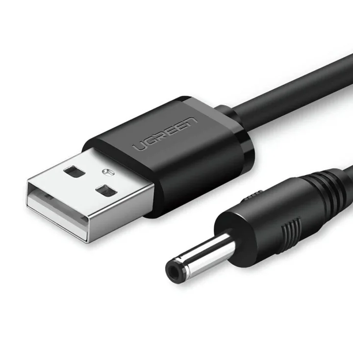 USB DC 5V 3.5mm Güç Kablosu 1 Metre