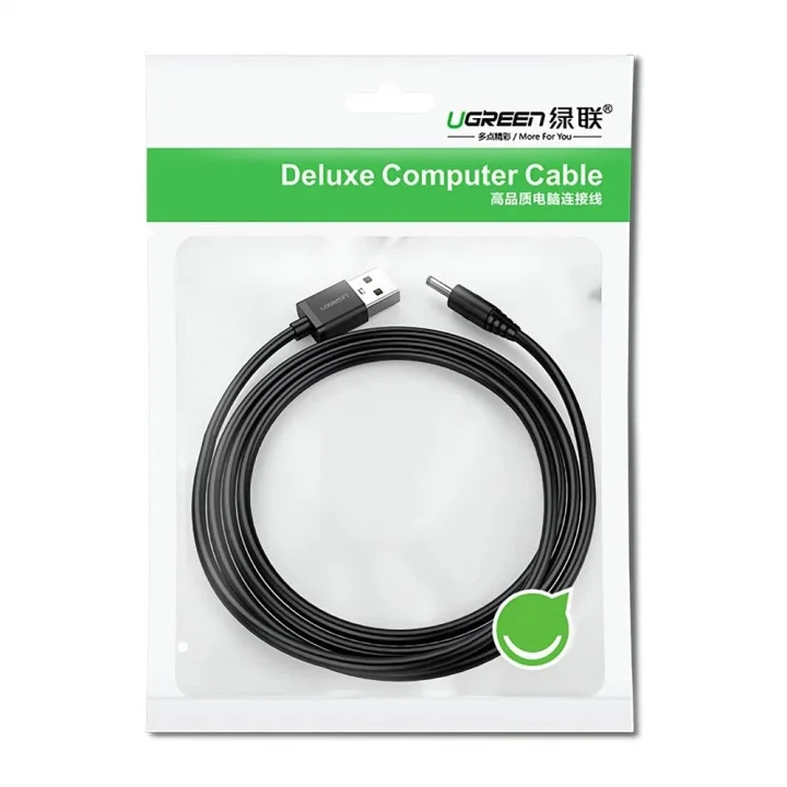 USB DC 5V 3.5mm Güç Kablosu 1 Metre