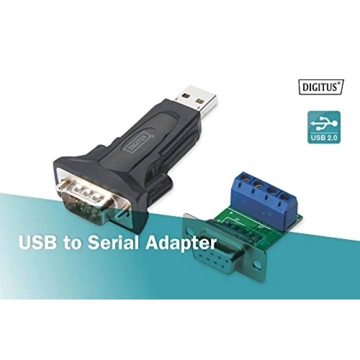 USBden seri adaptöre - RS485 dönüştürücü - USB 2.0 Tip-A - DSUB 9M - FTDI FT232RL yonga seti - 80 cm kablo dahil