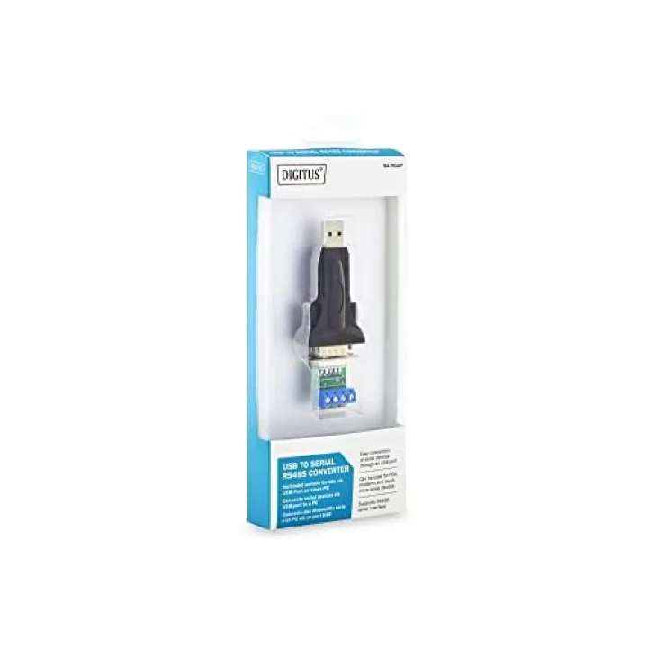 USBden seri adaptöre - RS485 dönüştürücü - USB 2.0 Tip-A - DSUB 9M - FTDI FT232RL yonga seti - 80 cm kablo dahil
