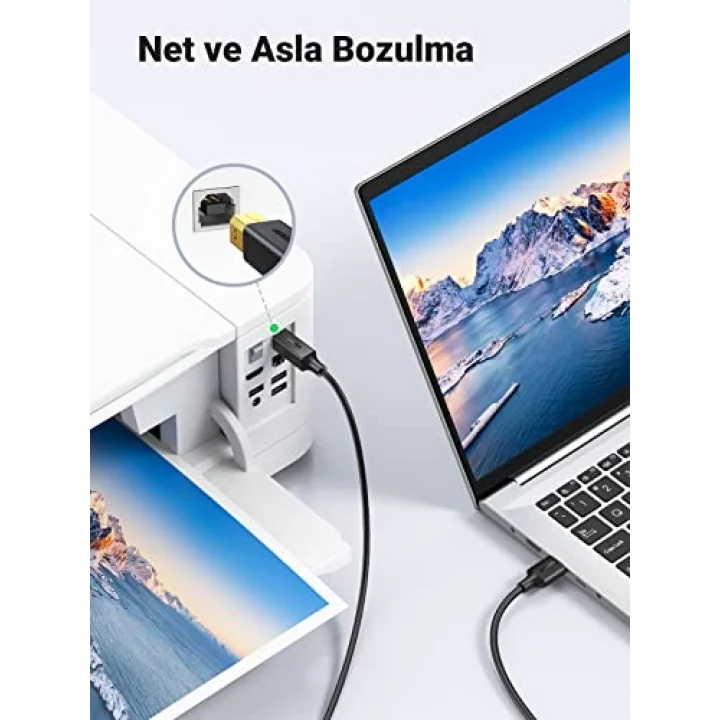 USB den USB-B ye Yazıcı Tarayıcı Kablosu, 1.5 Metre
