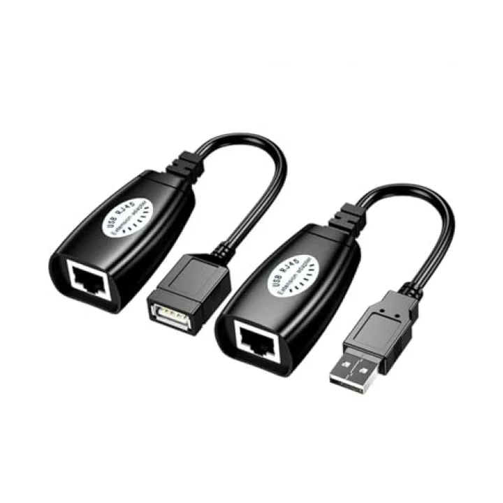 Usb Extrender, 50 Metre Rj45, Usb Uzatma Kablosu, Cat5 – Cat6 uyumlu