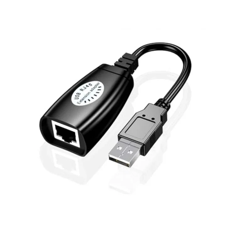 Usb Extrender, 50 Metre Rj45, Usb Uzatma Kablosu, Cat5 – Cat6 uyumlu