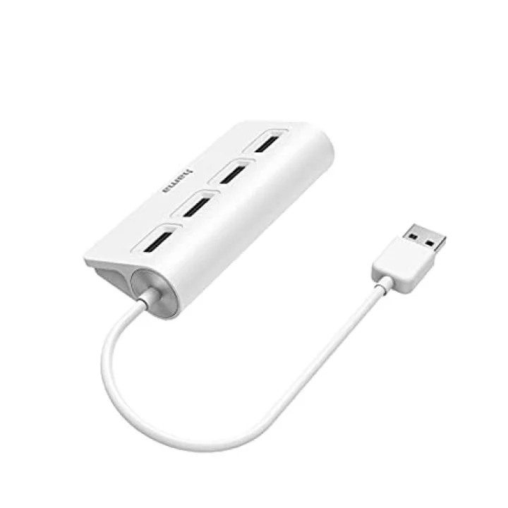 USB Hub, 4 Ports, USB 2.0, 480 Mbit/s, beyaz