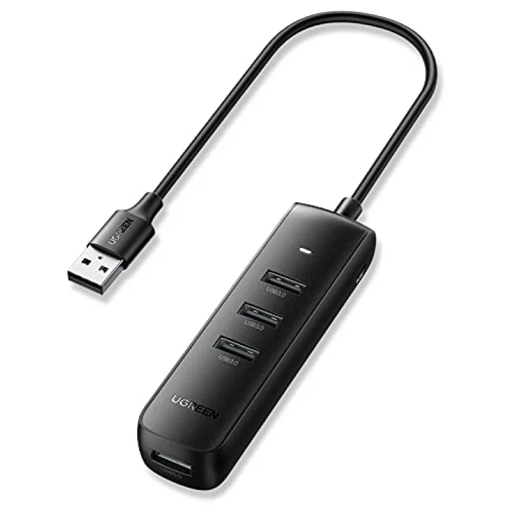 USB Hub USB Splitter 3.0 Ultra İnce 4 Bağlantı Noktalı USB Adaptörü.