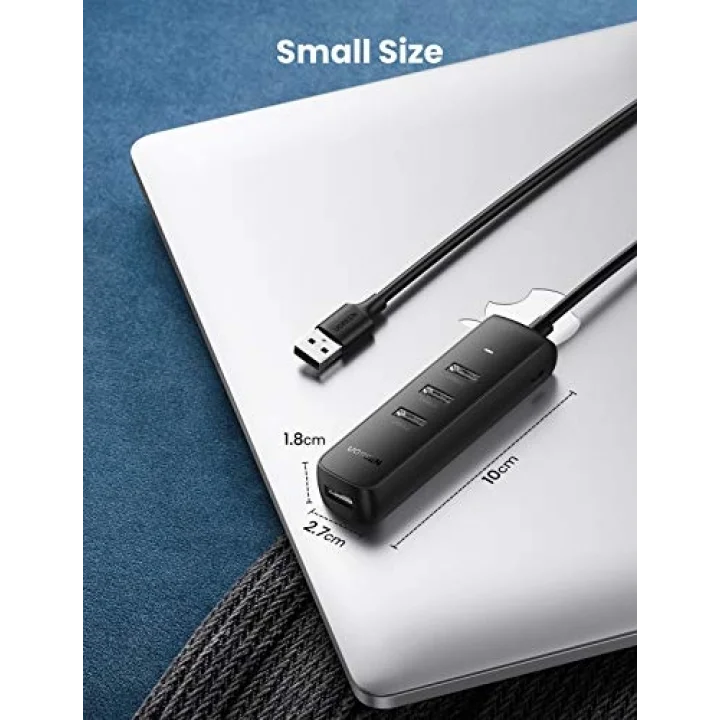 USB Hub USB Splitter 3.0 Ultra İnce 4 Bağlantı Noktalı USB Adaptörü.