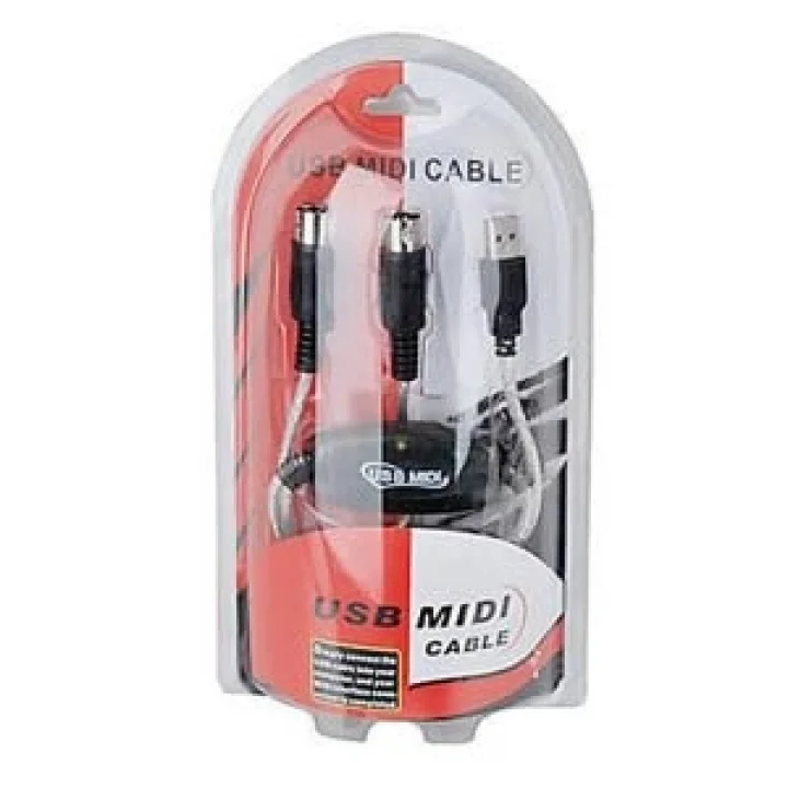 Usb midi kablo usb 2 x 5 pin midi kablo 5 pin midi kablo usb çevirici
