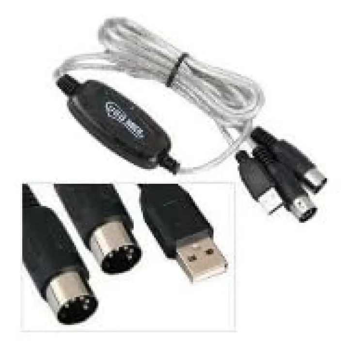 Usb midi kablo usb 2 x 5 pin midi kablo 5 pin midi kablo usb çevirici