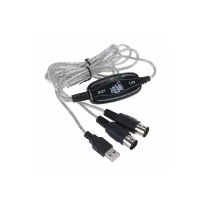 Usb midi kablo usb 2 x 5 pin midi kablo 5 pin midi kablo usb çevirici