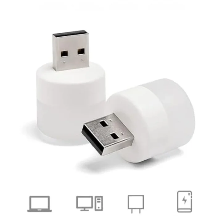 USB Mini LED lambalar, okuma ışığı, USB gece lambası, mobil LED, bebek uykusu, mobil şarj lambaları için küçük yuvarlak ışıklar (4 ADET)