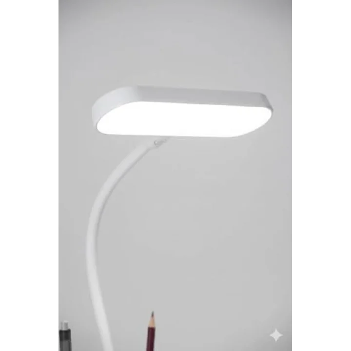 USB Şarjlı LED Masa Lambası Kalemlikli Dokunmatik 3 Kademeli Işık Ayarı 360 Derece Dönebilen Göz Koruma Masa Lambası Ofis Çalışma Gece Lambası