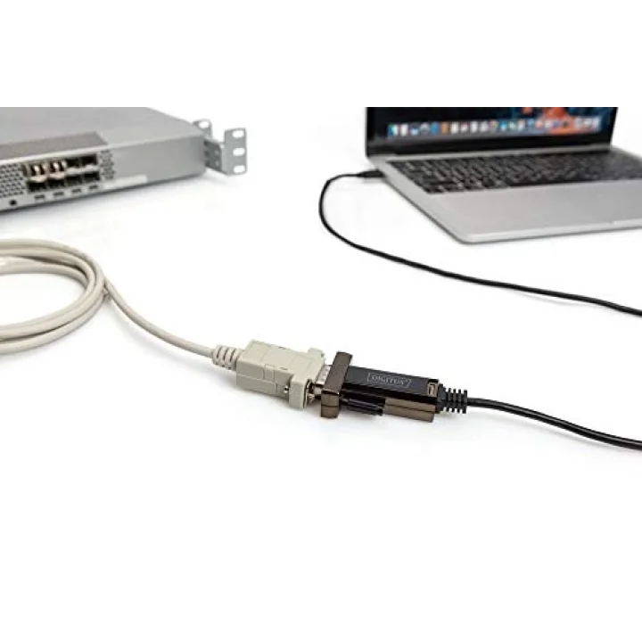 USB Seri Adaptör - RS232 Dönüştürücü - USB 2.0 Tip C - DSUB 9M - FTDI FT232RL Yonga Seti - 1 m Bağlantı Kablosu