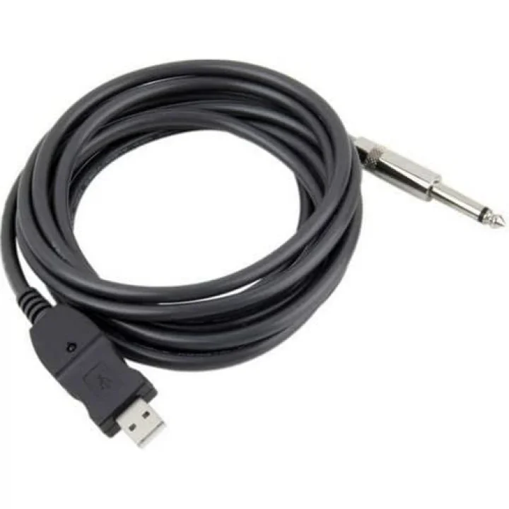 USB to 6.3 mm Çivi Jack Gitar Saz Bağlantı Kablosu usb amfi kablo