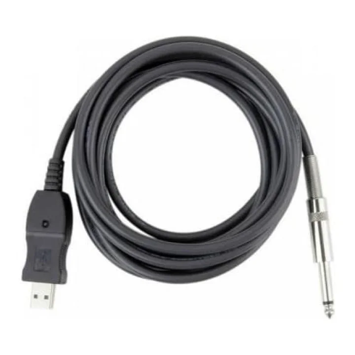 USB to 6.3 mm Çivi Jack Gitar Saz Bağlantı Kablosu usb amfi kablo