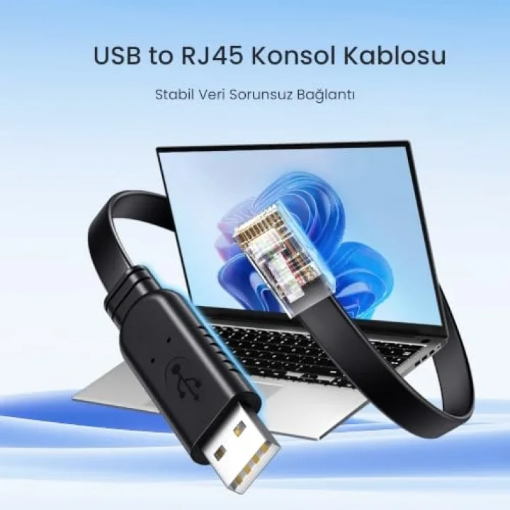USB to RJ45 Console FTDI-TF232 Chipset Konsol Kablo