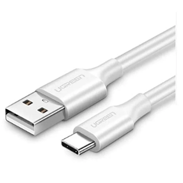 USB to USB C Hızlı Şarj Kablosu Beyaz 2 Metre