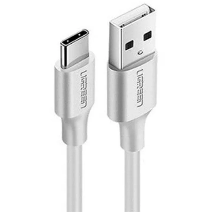USB to USB C Hızlı Şarj Kablosu Beyaz 2 Metre