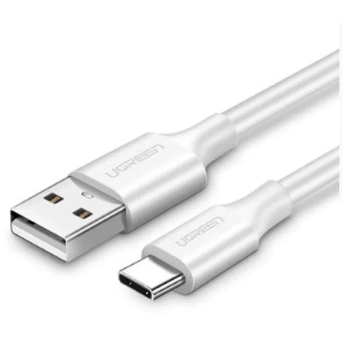 USB to USB C Hızlı Şarj Kablosu Beyaz 2 Metre