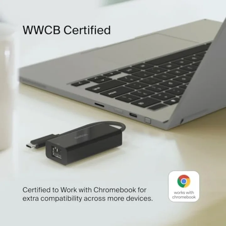 USB Type-C 2.5 GB Ethernet Adaptörü, USB, Thunderbolt 3 ve 4, LAN Ağ Adaptörü, MacBook Pro/Air, iPad Pro, XPS, Surface ve Diğer USB-C Aygıtlarıyla Uyumlu