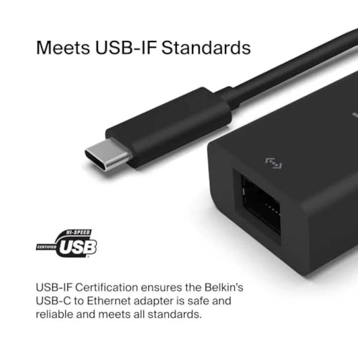 USB Type-C 2.5 GB Ethernet Adaptörü, USB, Thunderbolt 3 ve 4, LAN Ağ Adaptörü, MacBook Pro/Air, iPad Pro, XPS, Surface ve Diğer USB-C Aygıtlarıyla Uyumlu