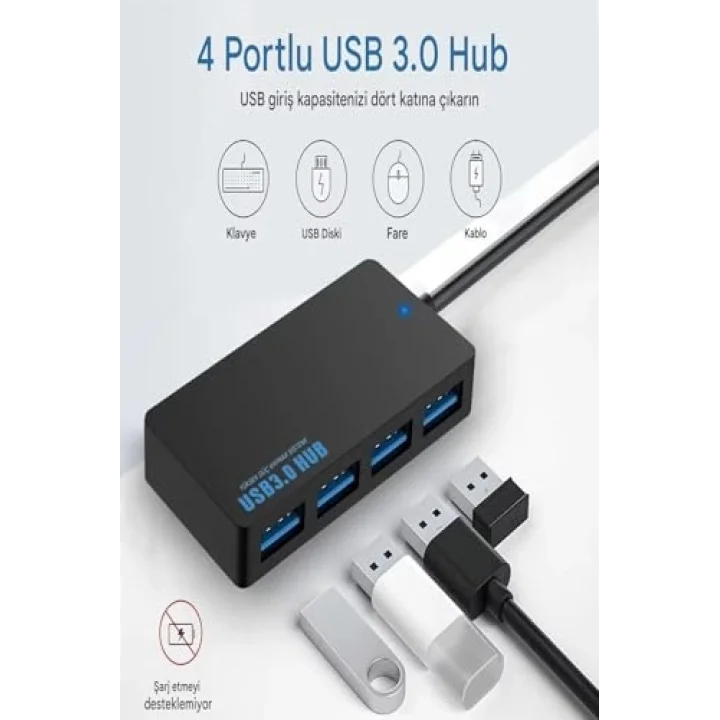 USB Type C Hub 4 Port 3.0 USB Çoklayıcı Type-C USB 3.0 Çoklayıcı