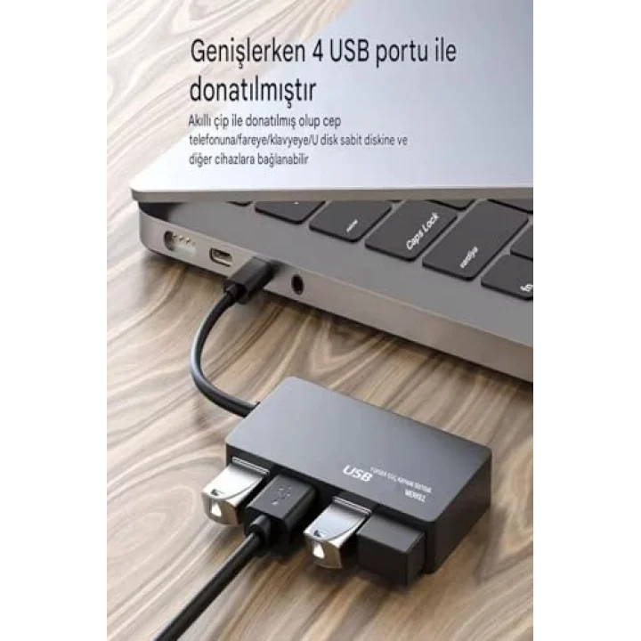 USB Type C Hub 4 Port 3.0 USB Çoklayıcı Type-C USB 3.0 Çoklayıcı