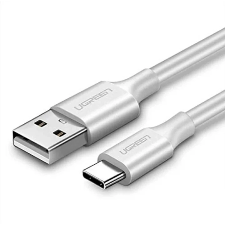 USB Type-C Şarj ve Data Kablosu, 1 Metre, Beyaz