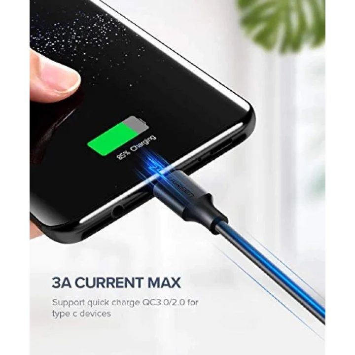 USB Type-C Şarj ve Data Kablosu, 1 Metre, Beyaz