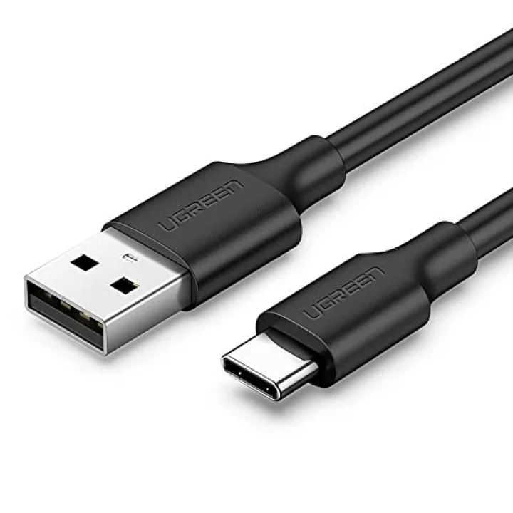 USB Type-C Şarj ve Data Kablosu, Siyah 1 Metre