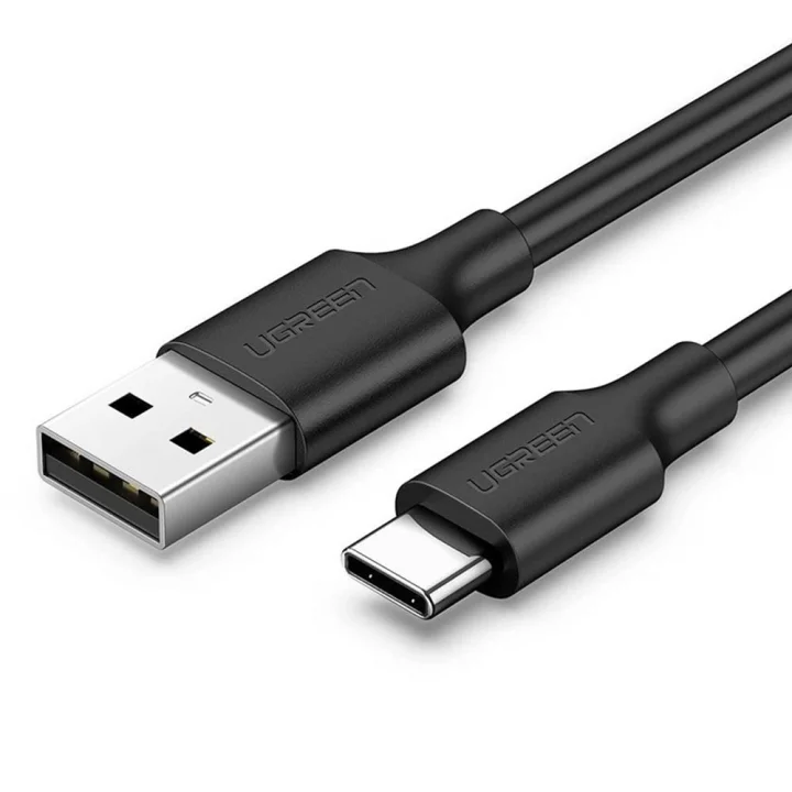USB Type-C Şarj ve Data Kablosu, Siyah 1 Metre