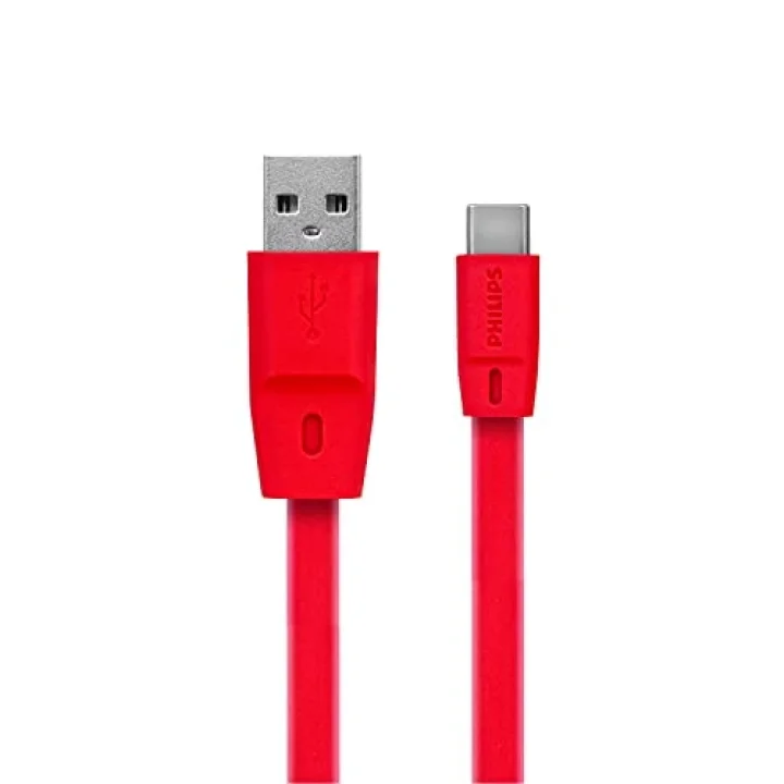 USB - USB C Şarj Kablosu, 1.8 Metre, PVC, Kırmızı (DLC2529C)