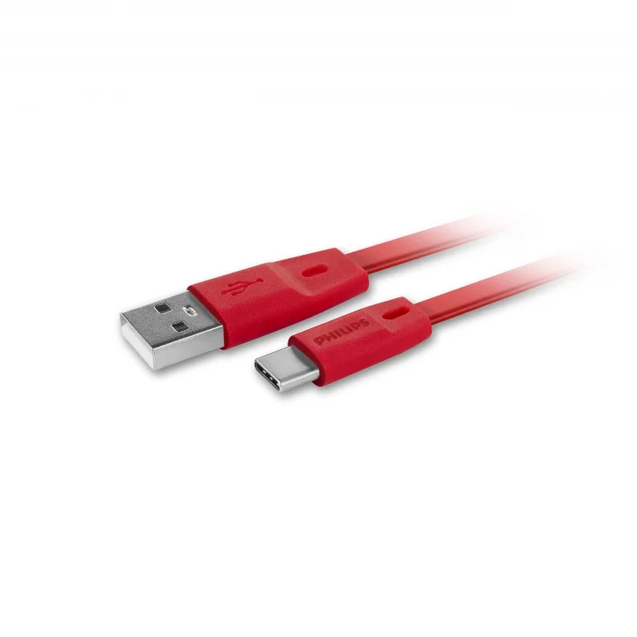 USB - USB C Şarj Kablosu, 1.8 Metre, PVC, Kırmızı (DLC2529C)