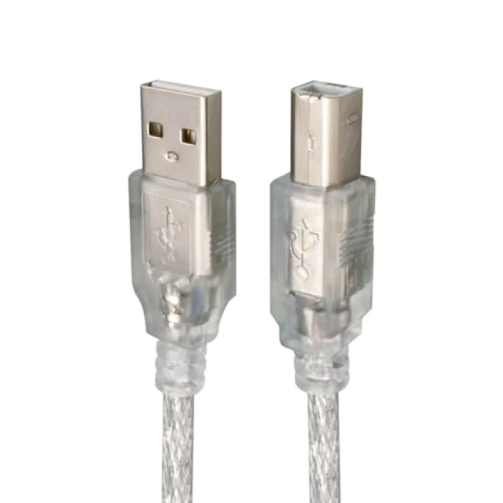 USB YAZICI KABLOSU 1,5 METRE 2.0V ŞEFFAF (SL-U2015)