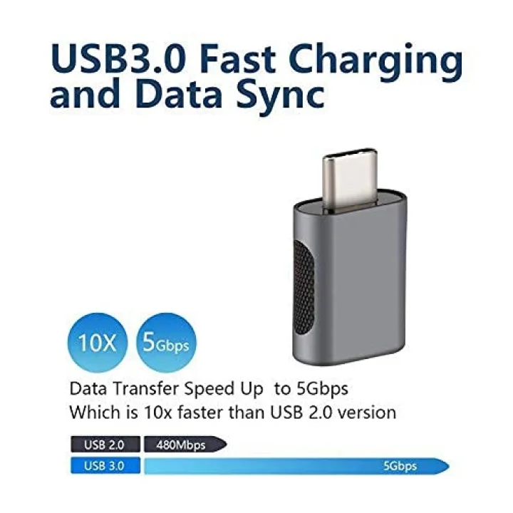 USB3.0 to Type C Çevirici Dönüştürücü OTG Adaptör LVA-OTGCM