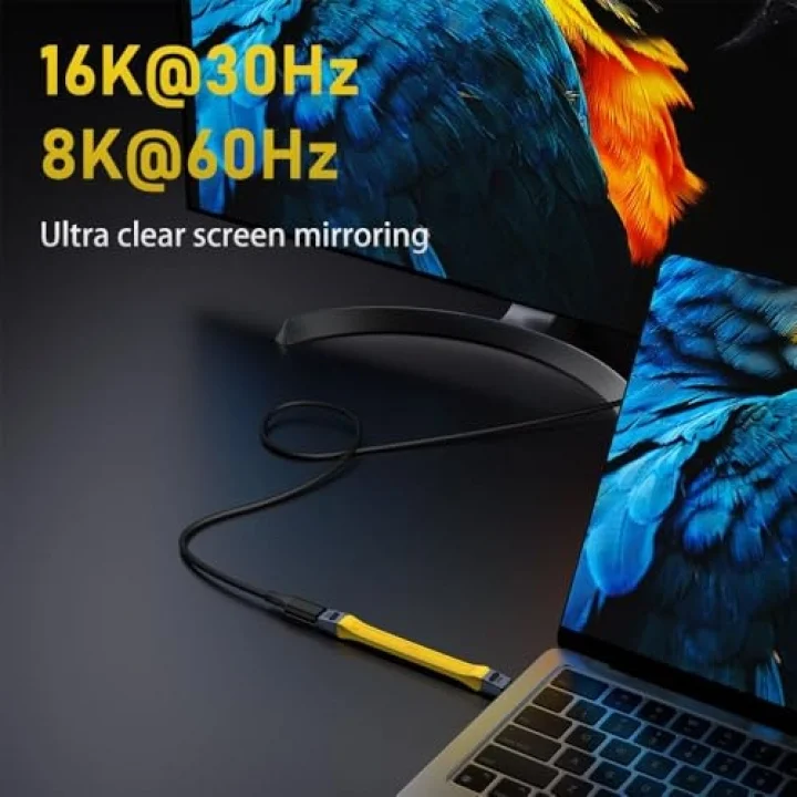 USB4 240W 8K 60Hz 80Gbps Şarj ve Veri Aktarım Kablosu OTGFB