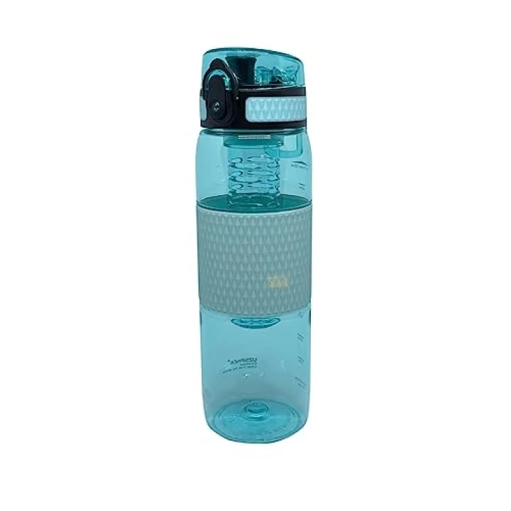 Uzspace 530ml Silikon Gövdeli Detoks Aparatlı Tritan Su Matarası