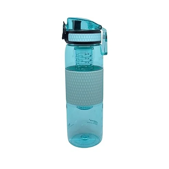 Uzspace 530ml Silikon Gövdeli Detoks Aparatlı Tritan Su Matarası