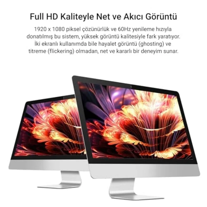 V401 VGA to 2 VGA Çoklayıcı Splitter Y Kablo