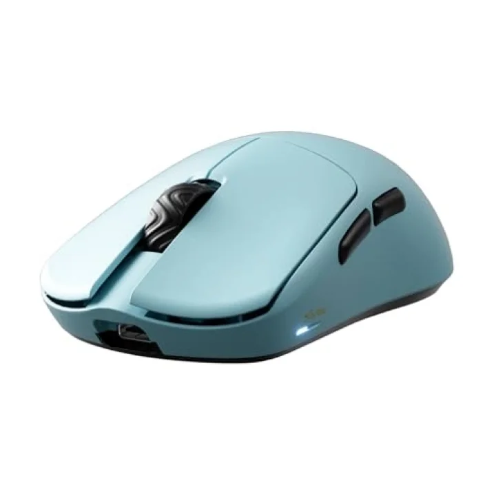 V6 8000 Hz Kablosuz Oyuncu Mouse PAW3950 Sensör Mavi
