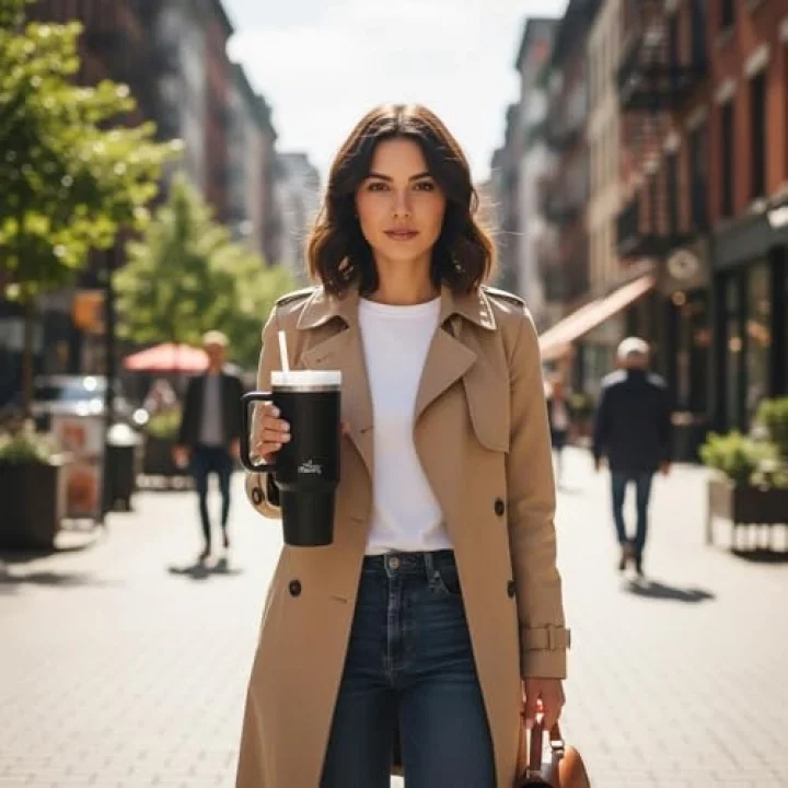 Vaha 1200 ml Üç Kademe Çevirmeli Kapaklı Çift Katman Çelik Termos Mug Siyah SI2440217