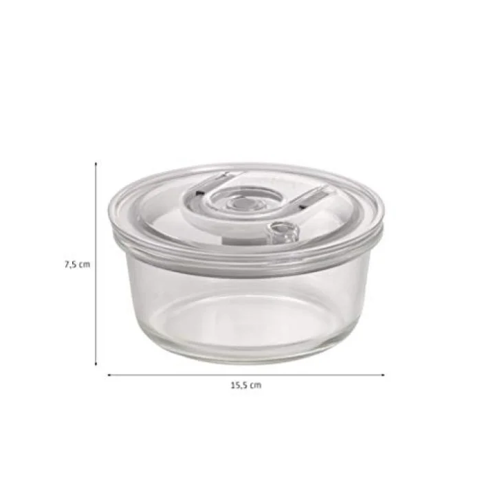 Vakumlu Saklama Kabı Yuvarlak 620 ml