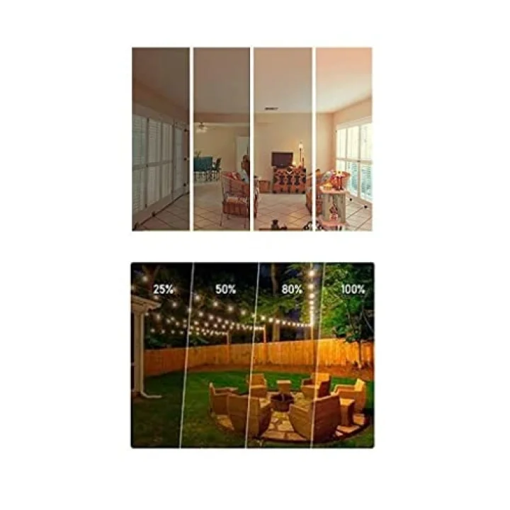 Value 6,5W (60W) A60 Dim Rustik Led Ampul E27 Sarı Işık - Işığı Kısılabilir Filamentli Lamba