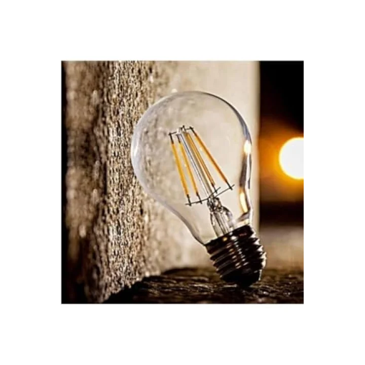 Value 6,5W (60W) A60 Dim Rustik Led Ampul E27 Sarı Işık - Işığı Kısılabilir Filamentli Lamba