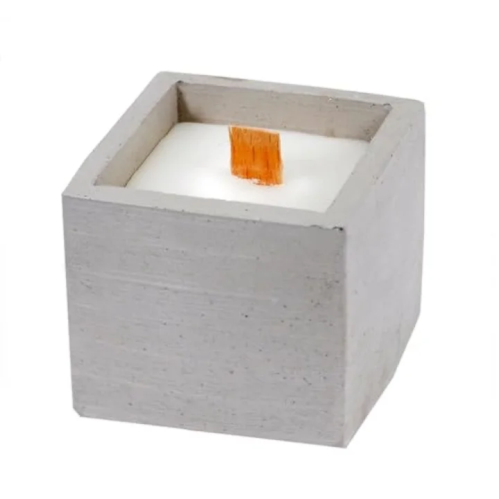 Vanilya Kokulu Mum Beton bardak Mum 80 Gr Karışık