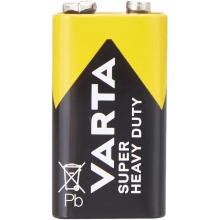 VARTA SUPER HEAVY DUTY 9V PİL - 4LÜ EKONOMİK PAKET