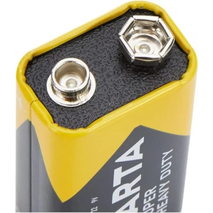 VARTA SUPER HEAVY DUTY 9V PİL - 4LÜ EKONOMİK PAKET